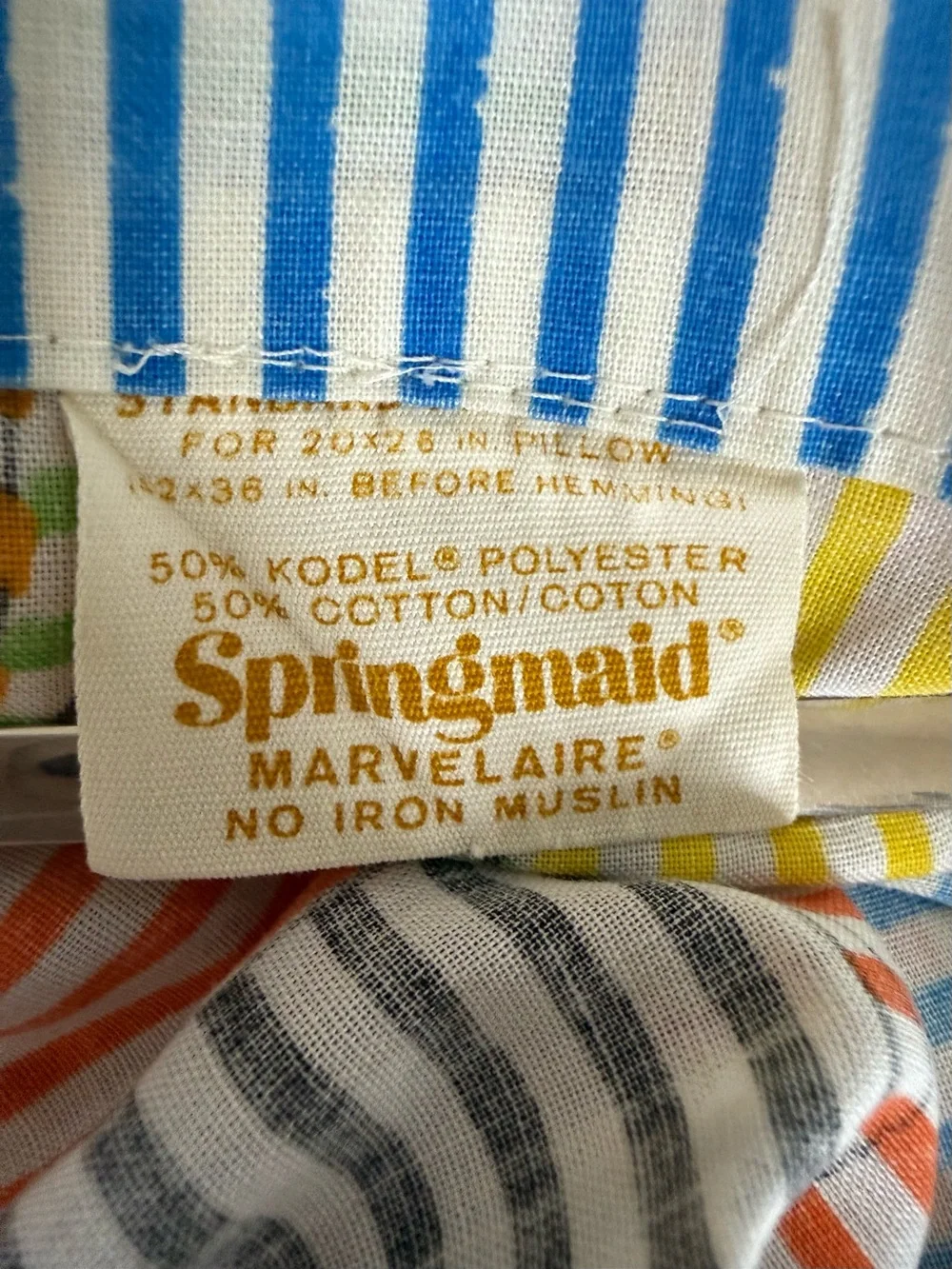 Vintage Springmaid Zoo Mates Pillowcases (2) Standard Sz